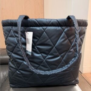 Vera Bradley Quilted Dark Blue Tote NWT